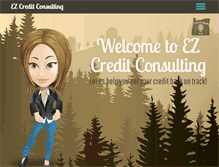 Tablet Screenshot of ezcreditconsulting.com